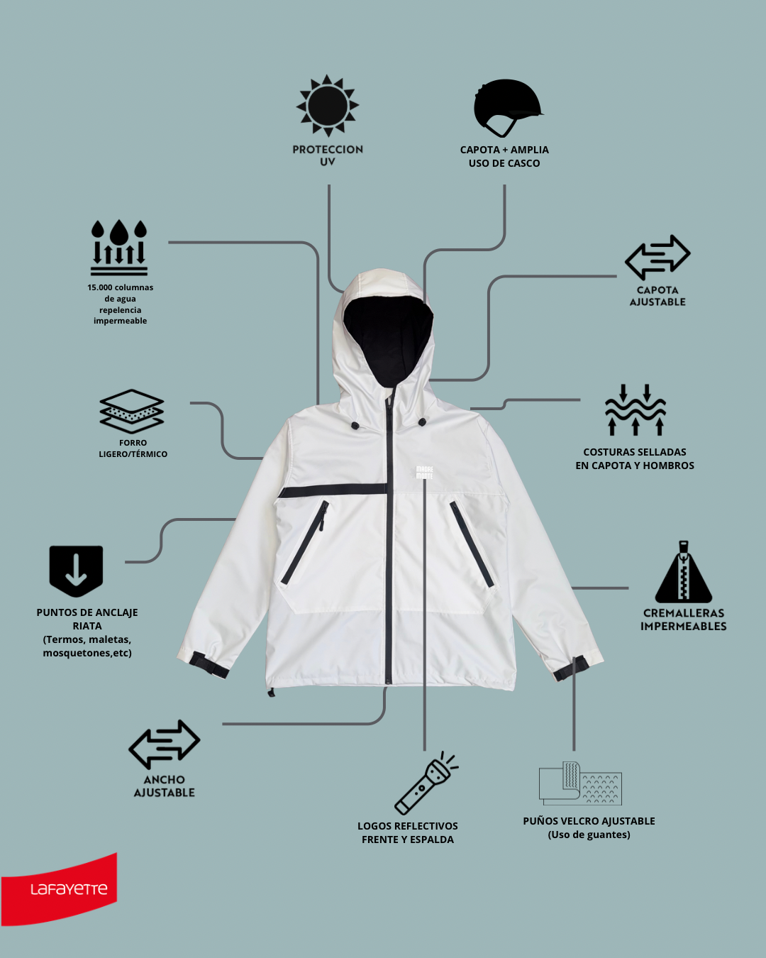 CHAQUETA NEVADO BLANCA