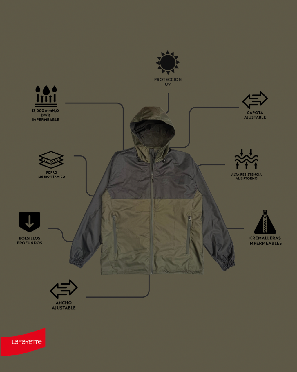 Chaqueta SEMILLERO BICOLOR