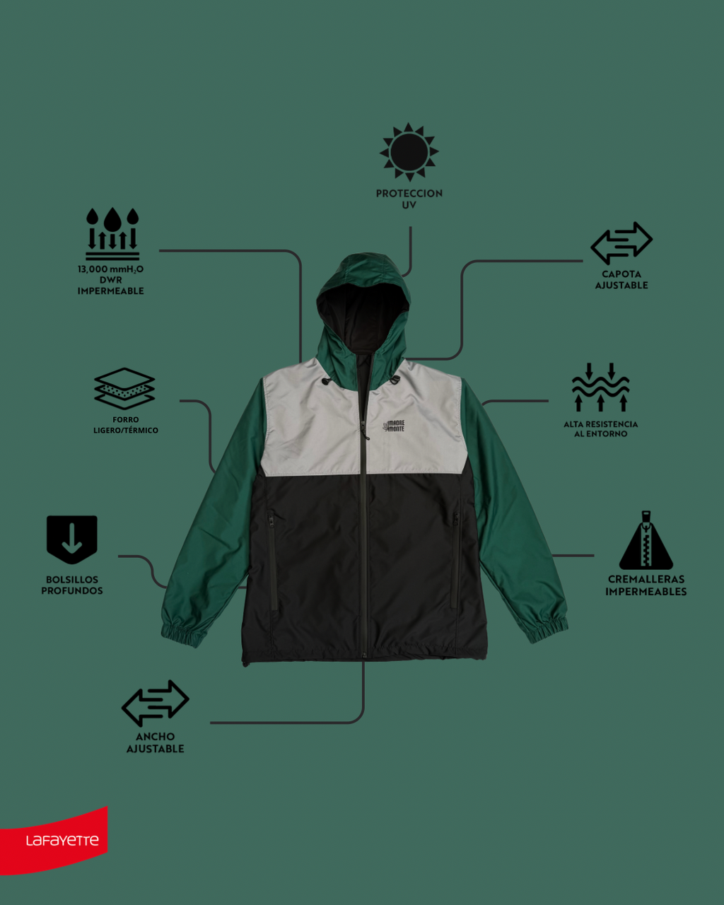 Chaqueta TÁNGARA PALMERA
