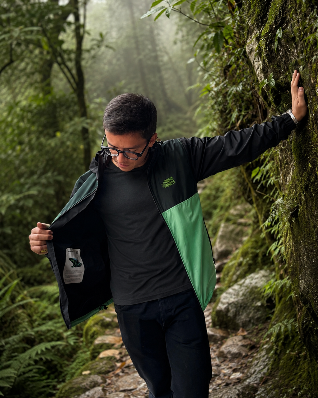 Chaqueta RANA VERDE Y NEGRA