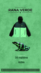 Chaqueta RANA VERDE Y NEGRA