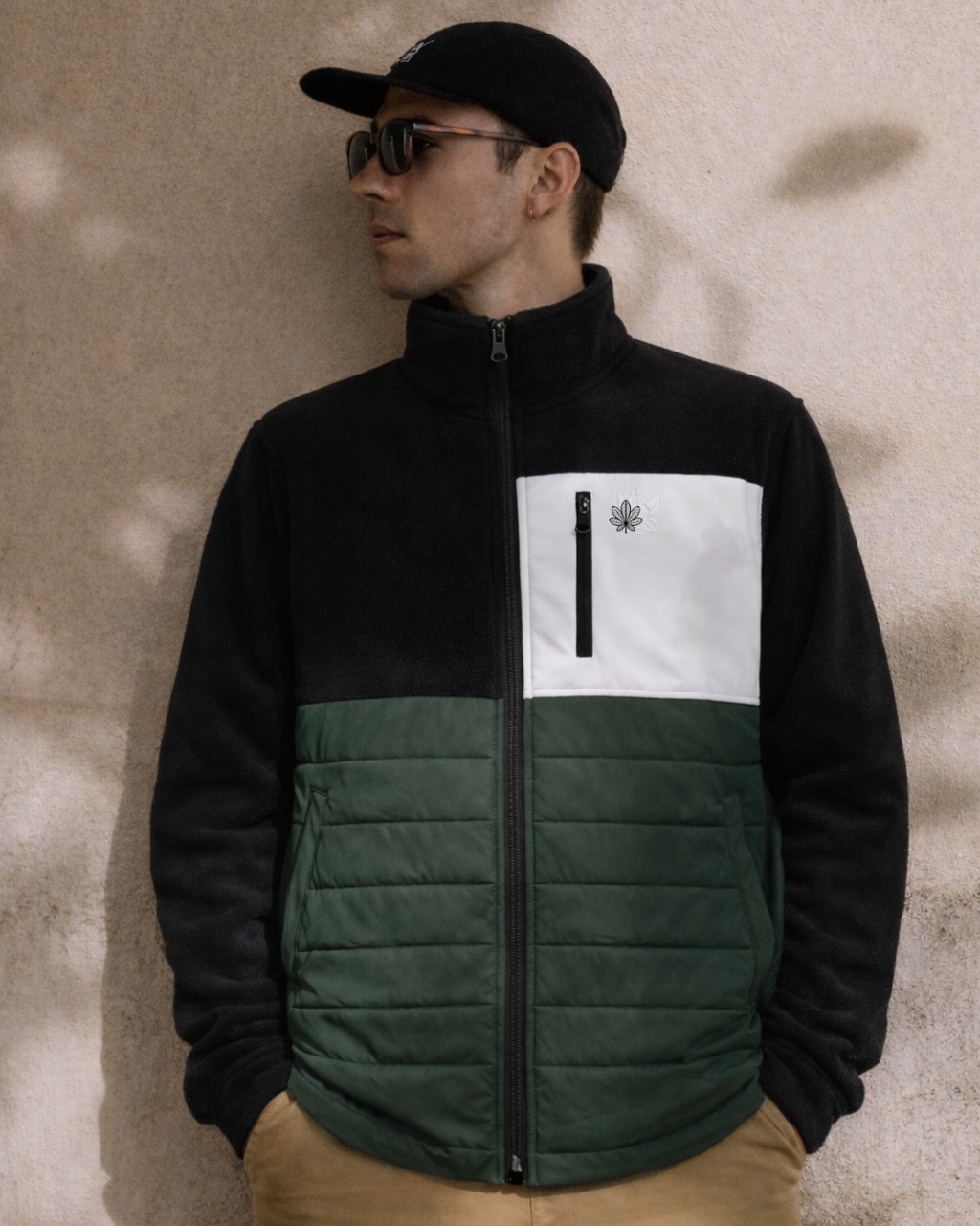 CHAQUETA POLAR TÉRMICA NEGRO
