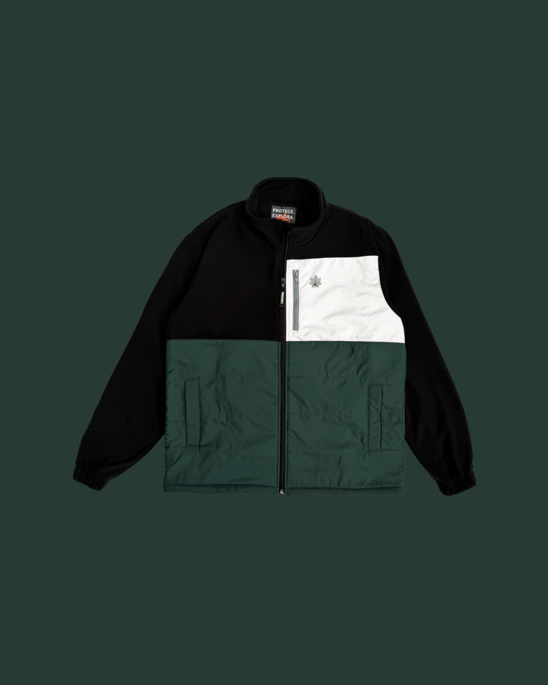 CHAQUETA POLAR TÉRMICA NEGRO