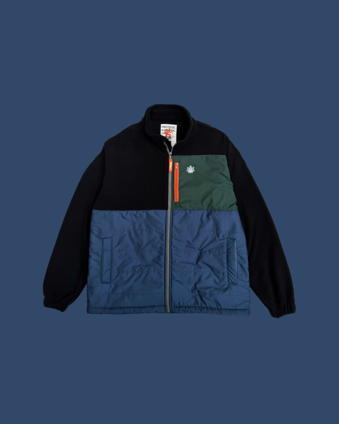 CHAQUETA POLAR TÉRMICA AZUL OSCURO